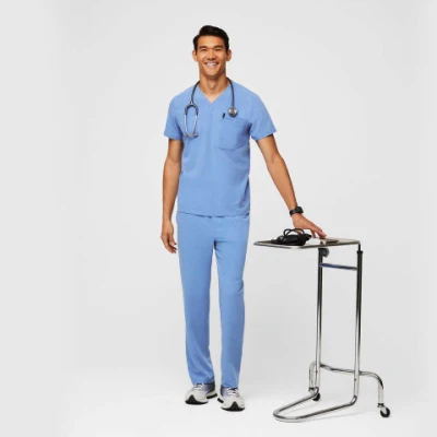 Three-Pocket Scrub  Suit Set 