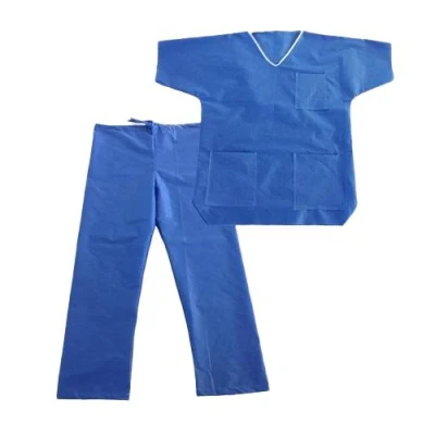 Unisex Nursing Disposable Scrubs Suit Set (30pcs/case)