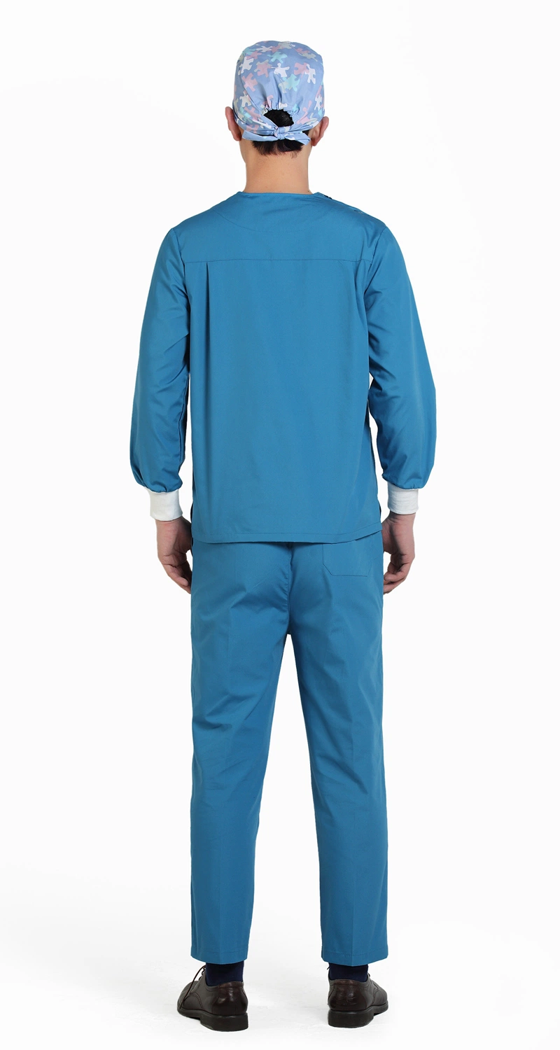 2Pocket Long Sleeve Nursing  Scrub  Set -  Men 