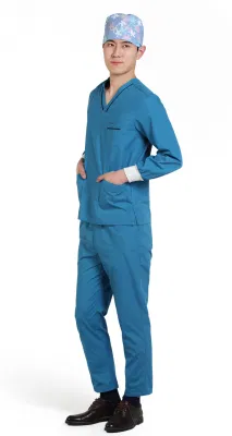 2Pocket Long Sleeve Nursing  Scrub  Set -  Men 